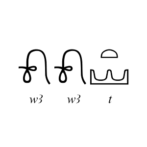 Wawat in hierogliefen