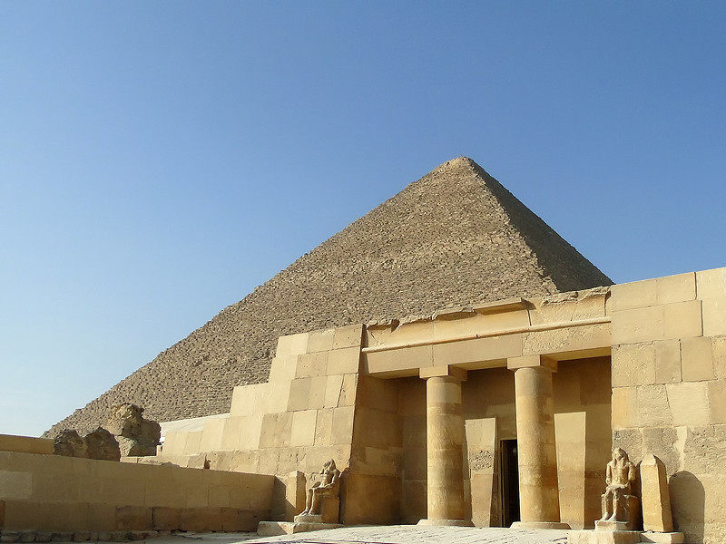 Piramide en tempel