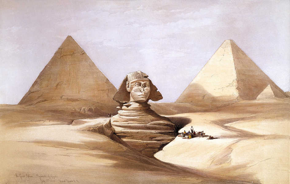 piramide en de grote sfinx